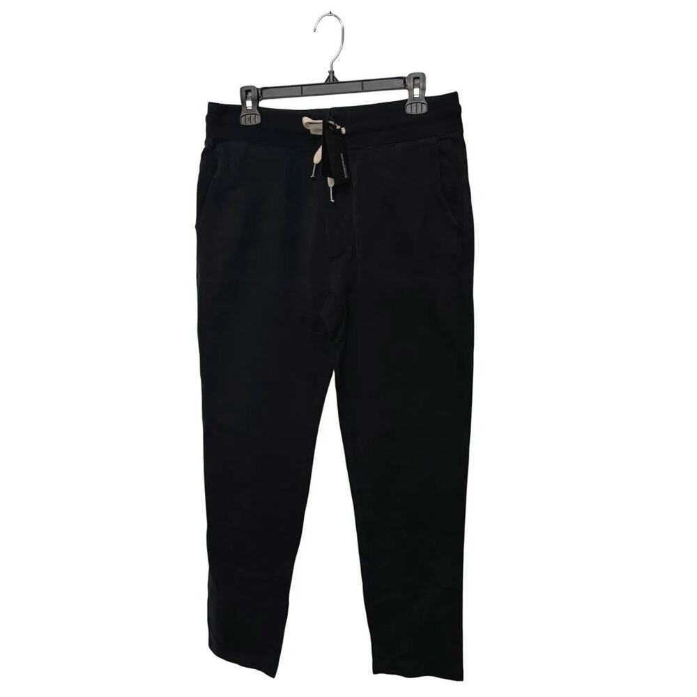 NWT Buck Mason Storm Venice Navy Brushed Loopback Sweatpants L